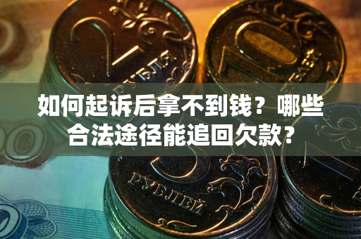 武汉如何起诉后拿不到钱？哪些合法途径能追回欠款？