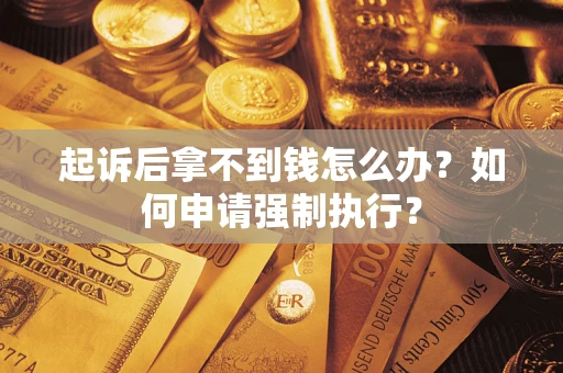 武汉起诉后拿不到钱怎么办？如何申请强制执行？