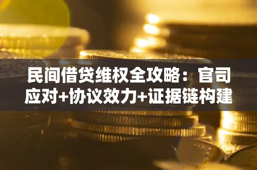 武汉民间借贷维权全攻略：官司应对+协议效力+证据链构建指南