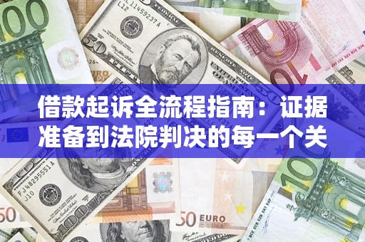 武汉借款起诉全流程指南：证据准备到法院判决的每一个关键步骤
