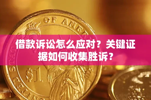 武汉借款诉讼怎么应对？关键证据如何收集胜诉？