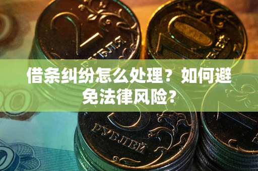 武汉借条纠纷怎么处理？如何避免法律风险？