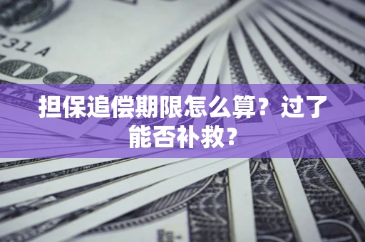 武汉担保追偿期限怎么算？过了能否补救？
